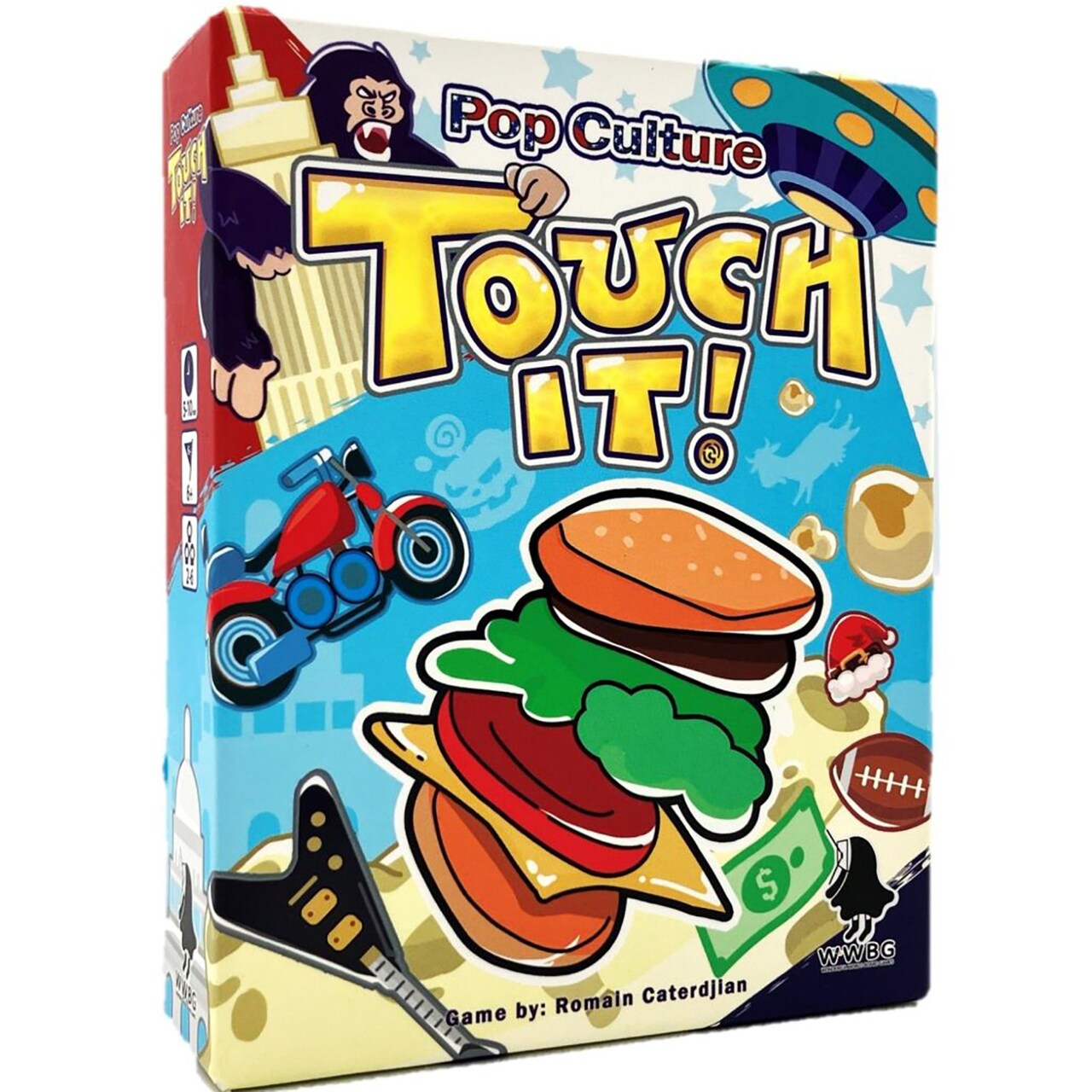 Huch! Touch It! - Pop Culture - Card Game, Sensory Family Game, Fun Party Play, Ages 6+, 2-6 Players, 10 Mins